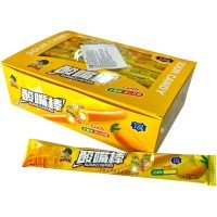 Жевательная конфета тянучка Suan Foods Yogurt Кислая помадка с витамином С, со вкусом и соком Манго