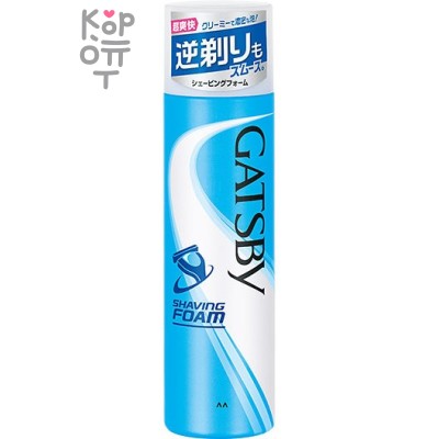 Mandom Gatsby Shaving Foam - Охлаждающая пена для бритья с экстрактом ромашки, 190гр. 