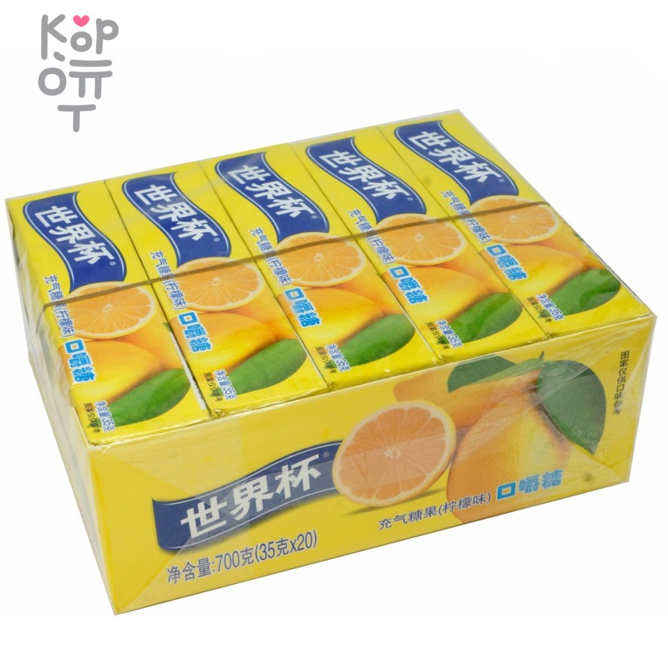 Жевательные конфеты Shijiebei со вкусом лимона, купить с доставкой на дом фото 1 — Корейские товары для всей семьи(КорОпт)