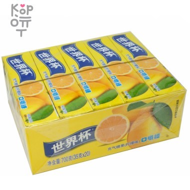 Жевательные конфеты Shijiebei со вкусом лимона &mdash; Корейские товары для всей семьи(КорОпт)