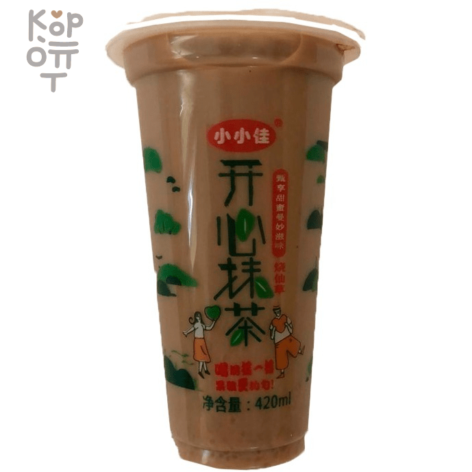 Напиток со вкусом матчи Xiaoxiaojia Milk Tea Matcha, 420мл., купить с доставкой на дом фото 1 &mdash; Корейские товары для всей семьи(КорОпт)