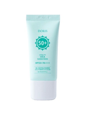 Doris Vitality Cica Sunscreen SPF50+ PA++++ — Солнцезащитный крем с экстрактом центеллы азиатской, 30 мл