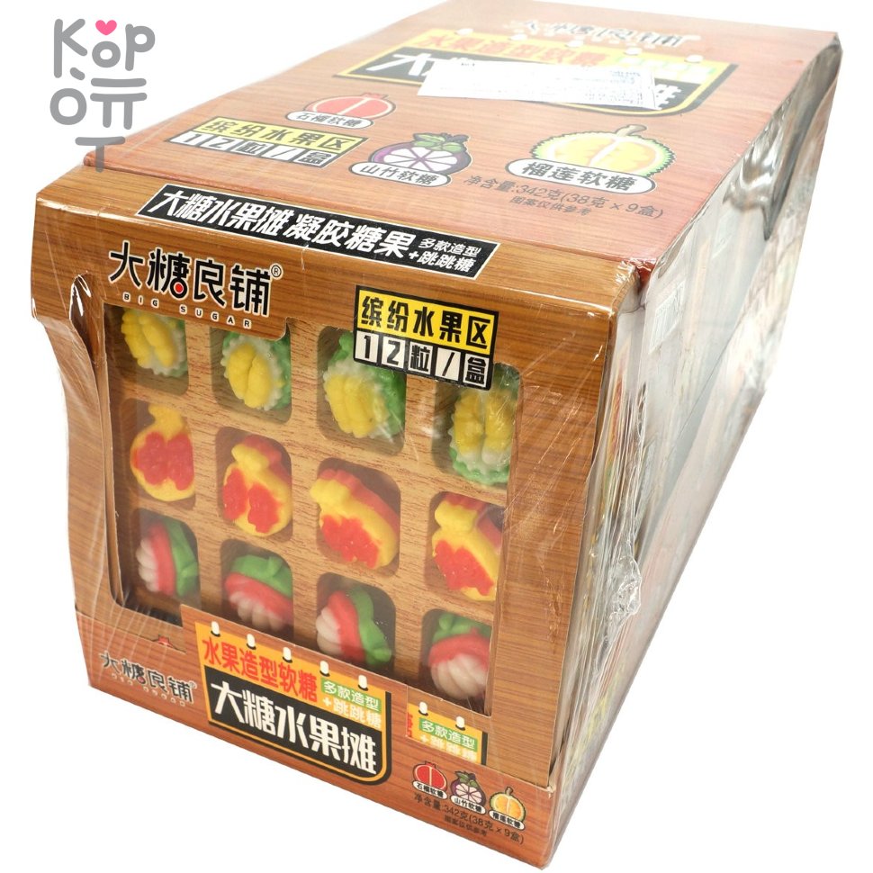 Мармелад Big Sugar дольки фруктов, купить с доставкой на дом фото 1 &mdash; Корейские товары для всей семьи(КорОпт)