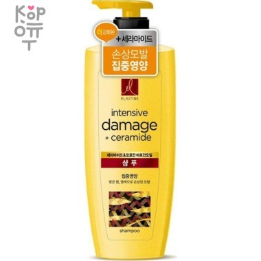 Elastine Intensive Damage Shampoo - Шампунь для интенсивного восстановления поврежденных волос 680мл — Корейские товары для всей семьи(КорОпт)