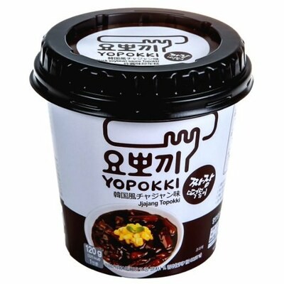 Yopokki Jajang Topokki - Рисовые клецки с соусом Чаджан., 120 г