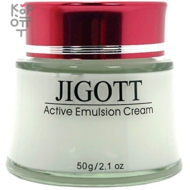 Jigott Active Emulsion Cream - Интенсивно увлажняющий крем-эмульсия 50гр. — Корейские товары для всей семьи(КорОпт)