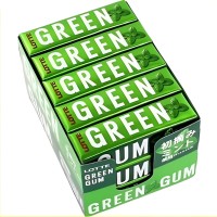 LOTTE Chewing Gum Green Gum - Жевательная резинка ГринГам 32гр., в упаковке 15 пачек