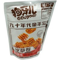 GOUYAer Pizza Rolls Чипсы Пицца Ролл Спайси рифленые со вкусом Томата, 188гр.