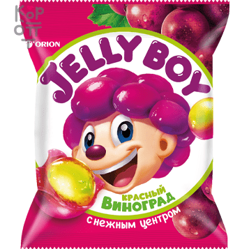 Orion Jelly Boy - Мармелад со вкусом красного Винограда и нежным центром &mdash; Корейские товары для всей семьи(КорОпт)