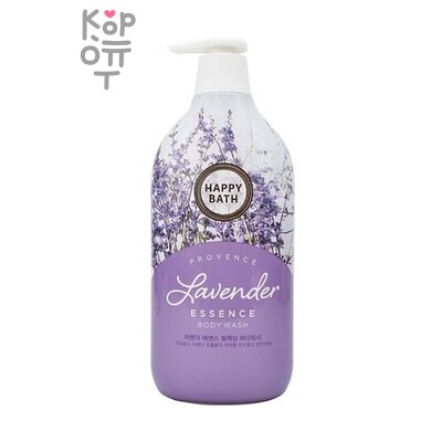 Happy Bath Flore Lavender Garden Body Wash - Парфюмированный гель для душа «Лавандовый сад» 900 мл