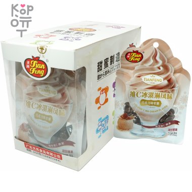 Конфеты жевательные TianFeng со вкусом шоколадного мороженого &mdash; Корейские товары для всей семьи(КорОпт)