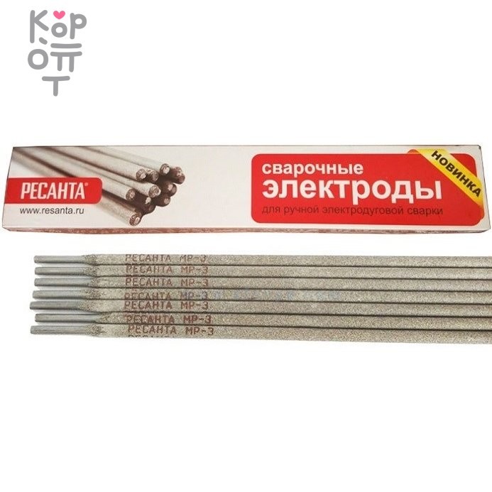 Электрод Ресанта МР-3 Ф3,0 - 1кг, купить с доставкой на дом фото 1 &mdash; Корейские товары для всей семьи(КорОпт)