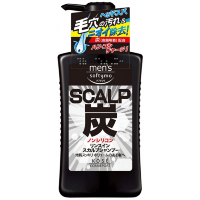 KOSE COSMEPORT Men's Charcoal Scalp Shampoo -  Глубокоочищающий, удаляющий посторонние запахи и охлаждающий мужской шампунь-кондиционер.