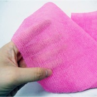 OHE CURE series Мочалка для тела средней жесткости (розовая), 100 см.