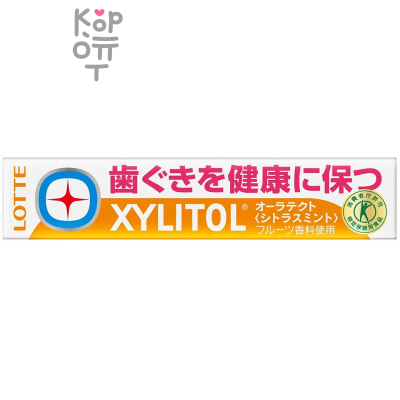 Lotte Xylitol Oratect - Резинка жевательная Цитрусовая Мята 21гр.*20шт. в блоке