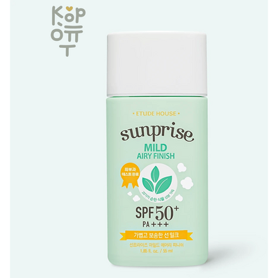 Etude House Sunprise Mild Airy Finish SPF50+ PA+++ - Легкое солнцезащитное крем-молочко для лица 55мл.