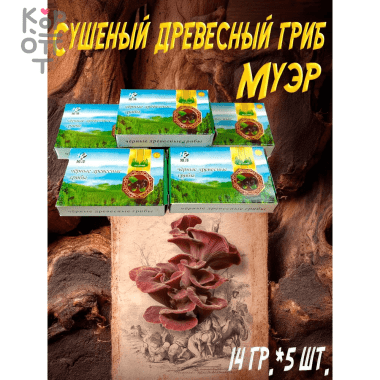 Грибы China Edible Древесные грибы (прессованные), 14гр. &mdash; Корейские товары для всей семьи(КорОпт)