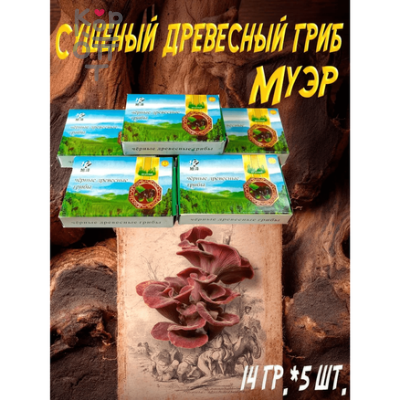 Грибы China Edible Древесные грибы (прессованные), 14гр.