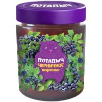 Варенье черничное, Потапычъ, 280 г