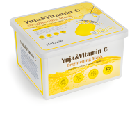 Meloso Yuja & Vitamin C Brightening Mask - Маска для лица осветляющая с витамином C 30 шт (370 гр)