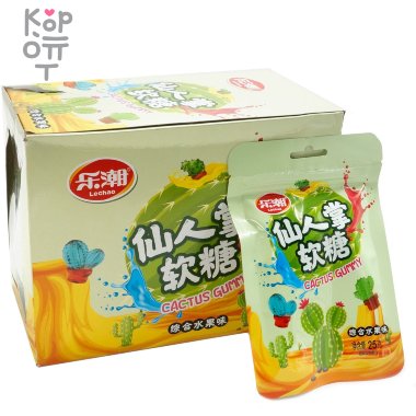 Жевательная конфета Lechao со вкусом Кактуса — Корейские товары для всей семьи(КорОпт)