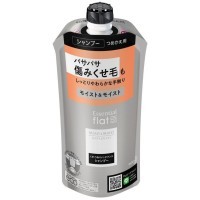 KAO Essential Flat Moist & Moist Shampoo - Шампунь для придания гладкости сухим и повреждённым кучерявым волосам "Максимальное увлажнение"