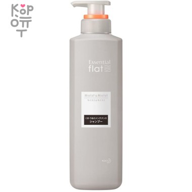 KAO Essential Flat Moist &amp; Moist Shampoo - Шампунь для придания гладкости сухим и повреждённым кучерявым волосам &quot;Максимальное увлажнение&quot; — Корейские товары для всей семьи(КорОпт)
