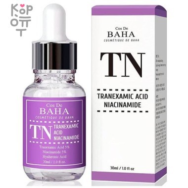 Cos De Baha Tranexamic Acid Niacinamide Serum TN - Осветляющая cыворотка c транексамовой кислотой 5%, 30мл. &mdash; Корейские товары для всей семьи(КорОпт)