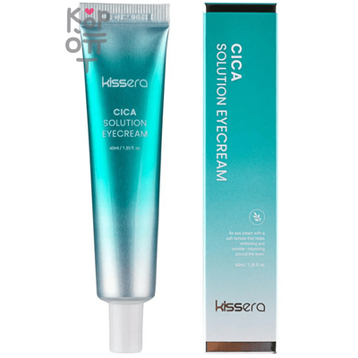 Kissera Cica Solution Eye Cream - Успокаивающий крем для век с Центеллой Азиатской 40мл.  