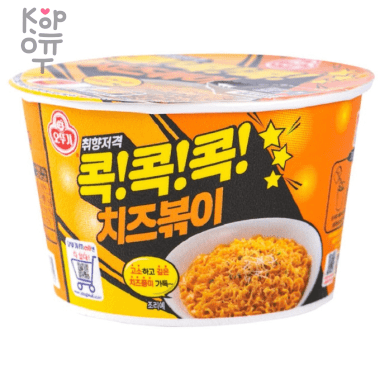 Ottogi Cheese Bokki  - Лапша (спагетти) со вкусом сыра 95гр. — Корейские товары для всей семьи(КорОпт)