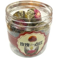 Чай зеленый, молочный - Распускающийся цветок, с ароматом Розы, 150гр.
