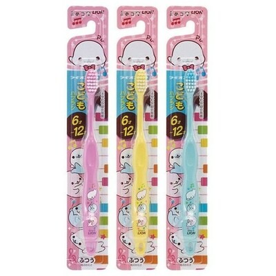 Lion Kid's Toothbrush - Детская зубная щётка Аниме средней жёсткости, от 6 до 12 лет, 1шт.