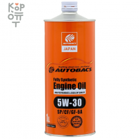 AUTOBACS Fully Synthetic ENGINE OIL 5W30 SP/GF-6A - Синтетическое моторное масло