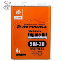 AUTOBACS Fully Synthetic ENGINE OIL 5W30 SP/GF-6A - Синтетическое моторное масло