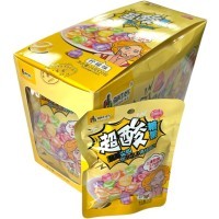 Кислая карамель Dushike Sour Candy - Хрустальное сокровище с острова Пасхи, желтое