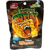 Кислая карамель LuXing Acid Sour Candy - АДские фрукты, кисло до крика, кислота со вкусом Лимона