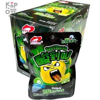 Кислая карамель LuXing Acid Sour Candy - АДские фрукты, кисло до крика, кислота со вкусом Лимона &mdash; Корейские товары для всей семьи(КорОпт)