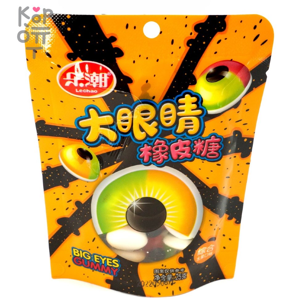 Мармелад Lechao Big Eyes Gummy - Большие Глаза по цене 550 руб. в интернет  магазине Корейские товары для всей семьи(КорОпт)