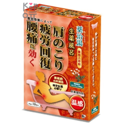 Health Yuzu herbal medicine - Соль для принятия ванны "Юдзу фитотерапия", 25г.*10шт.