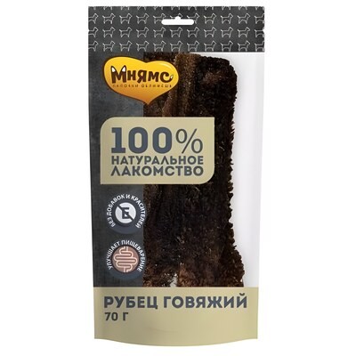 Мнямс лакомство для собак Рубец говяжий