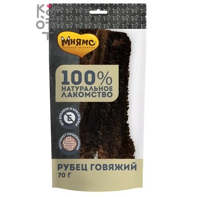 Мнямс лакомство для собак Рубец говяжий