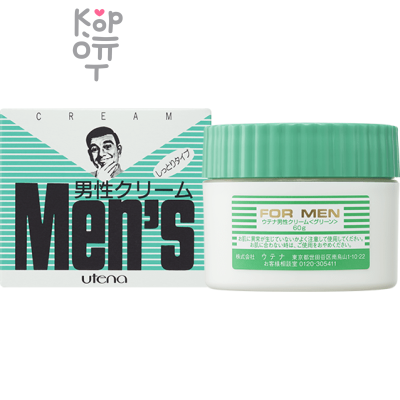 UTENA Men's Face Cream - Увлажняющий мужской крем после бритья 60гр.