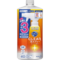 KAO CuCute Clear Foam Spray Orange - Средство для мытья посуды без губки, с ароматом Апельсина.