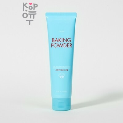 Etude House Baking Powder Crunch Pore Scrub - Скраб для лица с содой, в тубе 200гр.