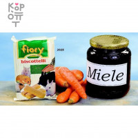 FIORY бисквиты для грызунов Biscottelli с морковью 35гр.