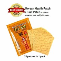 Korean Gold Insam - Пластыри с красным женьшенем, 1 упаковка (25 листов)