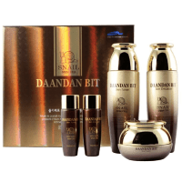 Daandan Bit Snail Stem Cell Premium 3 SET - Комплексный набор со стволовыми клетками и улиточным муцином 150 г +150 г+55 г +50 г