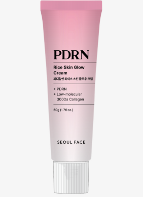 DERMAL Seoul Face PDRN Rice Skin Glow Cream — Крем для лица с рисовым экстрактом и полинуклеотидами, 50 граммов