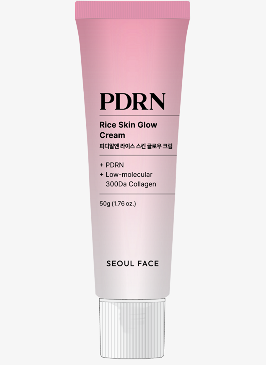 DERMAL Seoul Face PDRN Rice Skin Glow Cream — Крем для лица с рисовым экстрактом и полинуклеотидами, 50 граммов