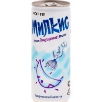 LOTTE Газированный напиток Милкис, молочный, 250 мл